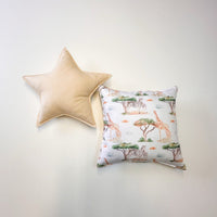 1 beige star and 1 square pillow - hellolittlefox