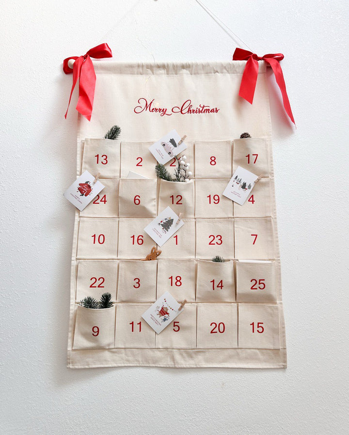 Red Personalized Advent Calendar with Name Embroidery – Reusable Canvas Christmas Countdown Wall Decor hellolittlefox personalized-advent-calendar-with-name-embroidery-reusable-canvas-christmas-countdown-wall-decor hellolittlefox.myshopify.com
