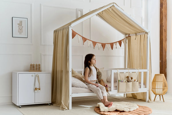 Beige linen canopy curtains for Montessori bed Beige Linen Baby Canopy Curtains – Natural Comfort for Montessori and House Beds hellolittlefox linen-baby-beige-canopy-new-bed-curtains-perfect-for-montessori hellolittlefox.myshopify.com