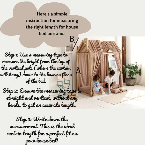 Toddler house bed with linen drapes Taupe Linen Canopy Bed Curtains | Organic Linen Curtains for Montessori House Bed or Toddler Bed | Neutral Nursery Room Decor hellolittlefox taupe-linen-canopy-bed-curtains-aesthetic-room-decor hellolittlefox.myshopify.com