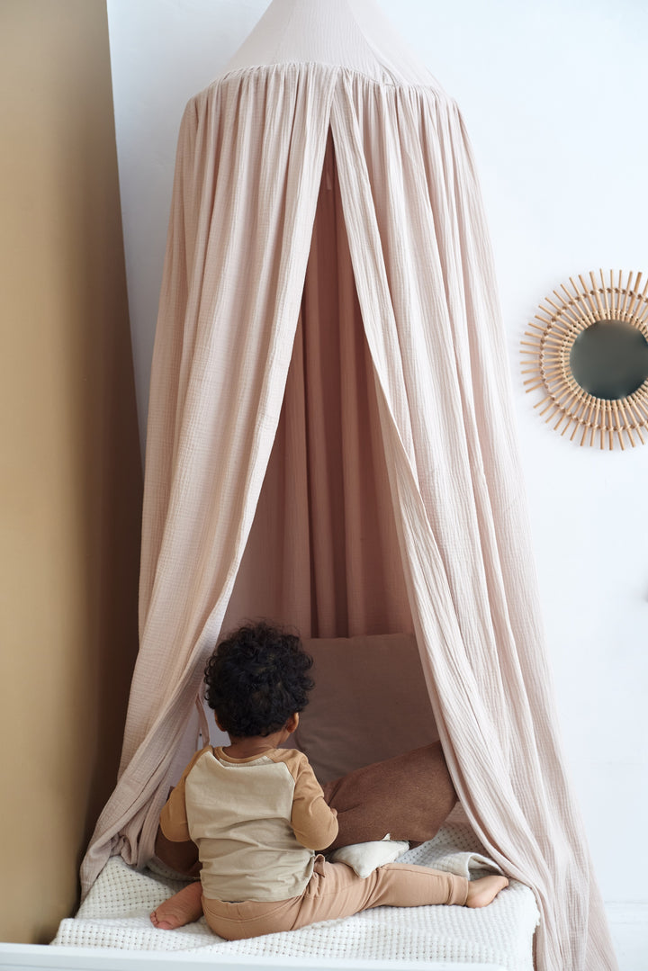 Beige Muslin Canopy | Crib Canopy, Montessori Bed Tent, Neutral Nursery Decor hellolittlefox canopy-beige-1-muslin-canopy-nursery-canopy-cotton-crib-cover-cozy-nursery-canopy-baldachin-baby-crib-cover-cotton-canopy hellolittlefox.myshopify.com