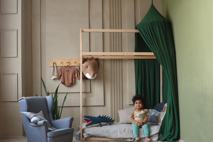 Hanging baby canopy with cotton muslin texture Dark Green Muslin Canopy | Crib Canopy, Playhouse Baldachin, Nursery Tent hellolittlefox muslin-canopy-nursery-canopy-cotton-crib-cover-cozy-nursery-canopy-baldachin-baby-crib-cover-cotton-canopy hellolittlefox.myshopify.com