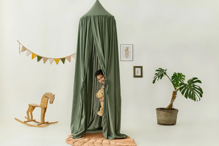 Neutral khaki canopy over baby crib Khaki green Linen Canopy for Nursery | Hanging Crib Canopy | Boho Bed Drape for Baby Room or Play Corner hellolittlefox khaki-linen-canopy-for-nursery-hanging-crib-canopy-boho-bed-drape-for-baby-room-or-play-corner hellolittlefox.myshopify.com