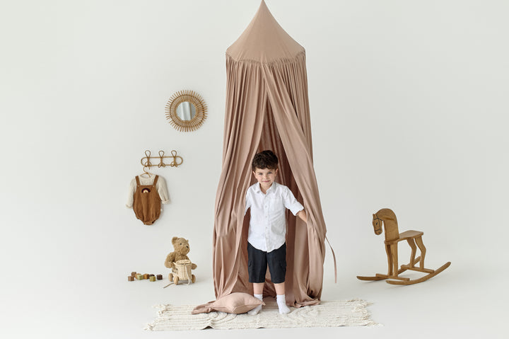 Linen canopy for crib with soft draping Taupe Linen Canopy | Baby Crib Canopy, Hanging Roof Canopy, Crib Canopy, Canopy for Crib hellolittlefox cappuccino-linen-bed-canopy-baby-crib-canopy-hanging-roof-canopy-crib-canopy-canopy-for-crib-copy hellolittlefox.myshopify.com