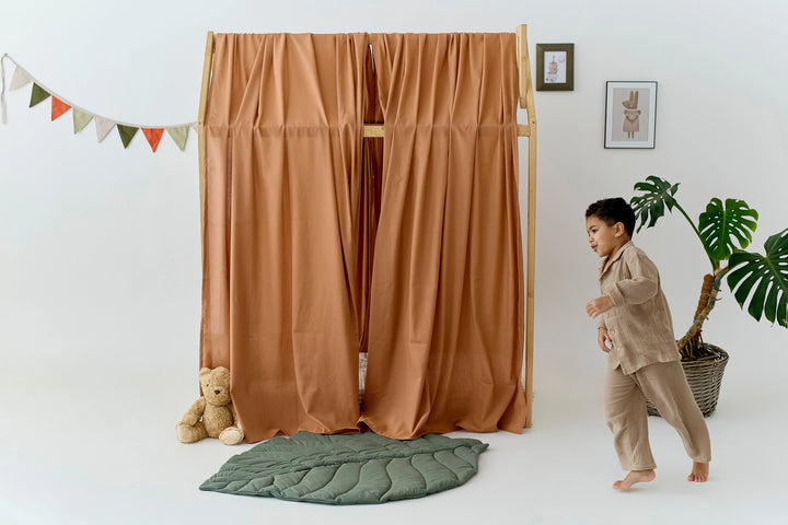organic linen curtains Terracotta Linen Bed Curtains for Montessori House Bed | Organic Linen Canopy Curtains for Toddler or Twin Bed hellolittlefox khaki-linen-bed-curtains-for-montessori-house-bed-organic-linen-canopy-curtains-for-toddler-or-twin-bed-copy hellolittlefox.myshopify.com