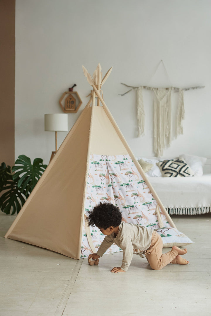 Explore endless play possibilities with this kids play tent.