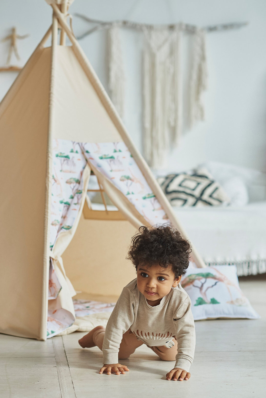 Colorful teepees for kids, adding excitement to playtime.