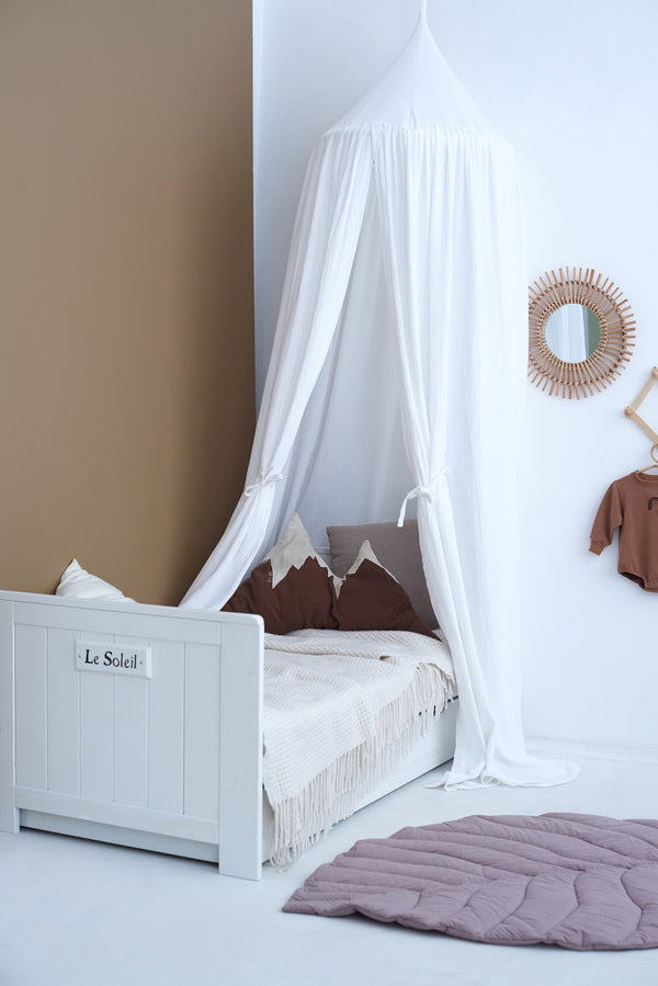 White Canopy for Crib, Playhouse, and Kids' Room