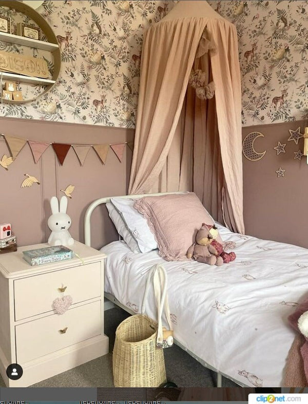 CRIB CANOPY, Bed canopy, Canopy bed curtains, Nursery canopy, Toddler bed canopy, Montessori bed canopy