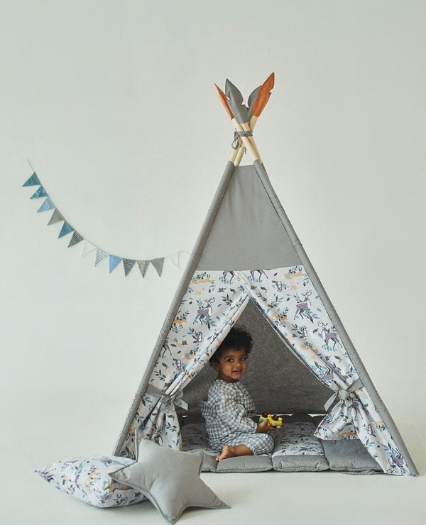 Kids Teepee Tent – Best Toddler Play Tent for Imaginative Adventures | Children's Room Decor & Slumber Party Tipi