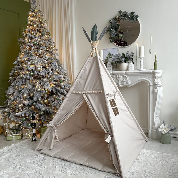 Teepee Tent | First Christmas Gift, Teepee Tent For Kids, Teepee Tent Kids, Teepee Tents for Sale, Teepee Tent for Sleepover