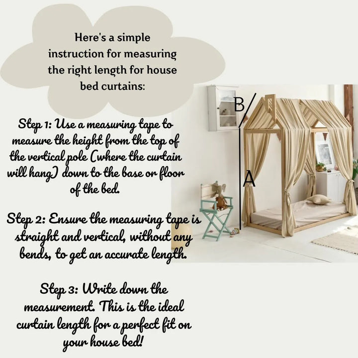 Organic beige linen canopy creating a dreamy toddler sleeping nook