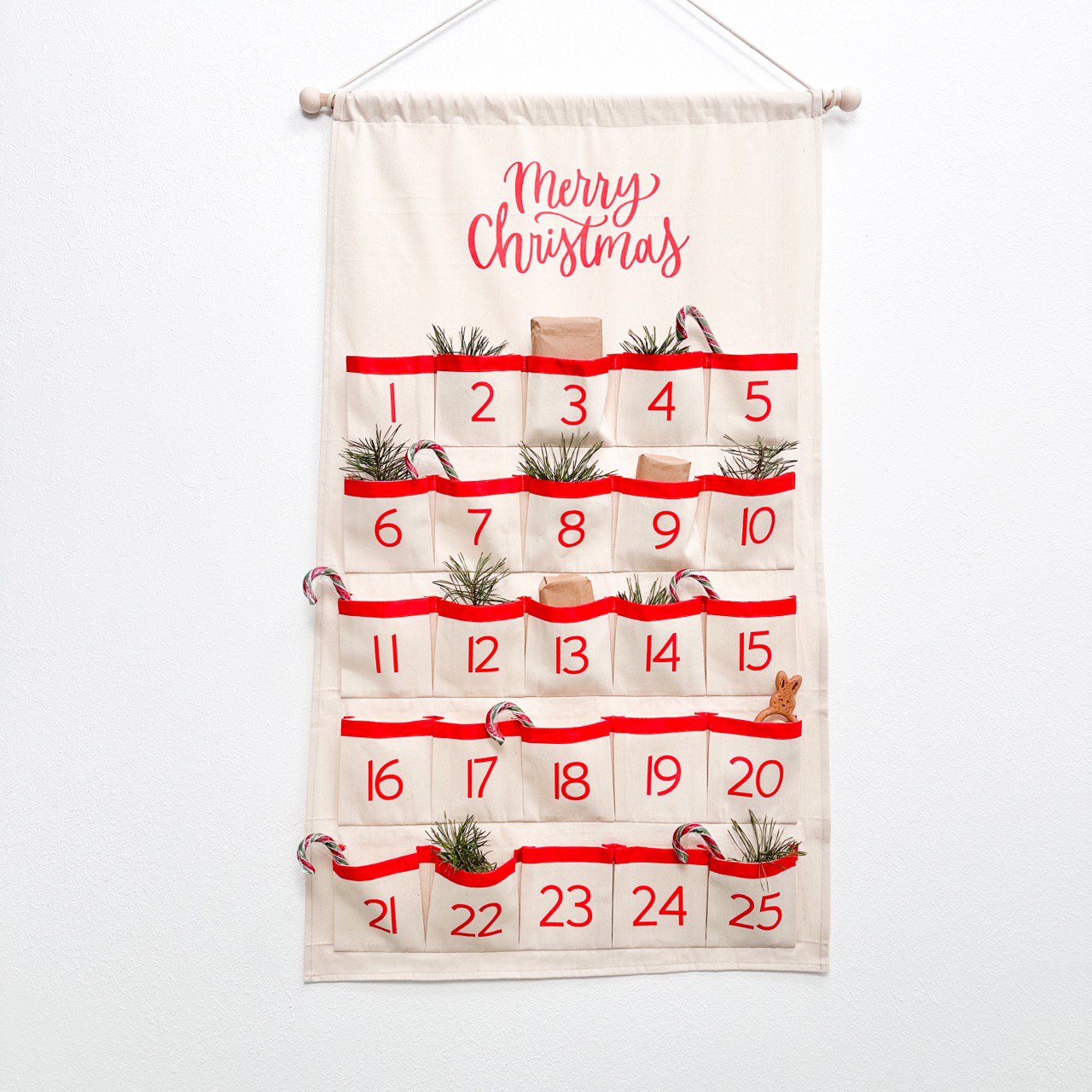 Christmas Advent Calendars for kids and teens - A beautifully crafted, eco-friendly advent calendar made from premium organic canvas, bringing joy and surprises to your holiday season