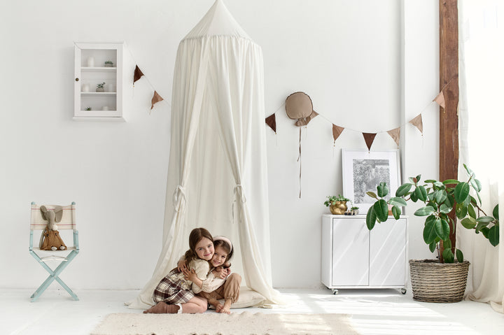 White cotton-linen canopy over crib in boho style nursery White Linen Canopy | Baby Crib Canopy, Hanging Roof Canopy, Crib Canopy, Canopy for Crib hellolittlefox white-linen-canopy-baby-crib-canopy-hanging-roof-canopy-crib-canopy-canopy-for-crib-copy hellolittlefox.myshopify.com
