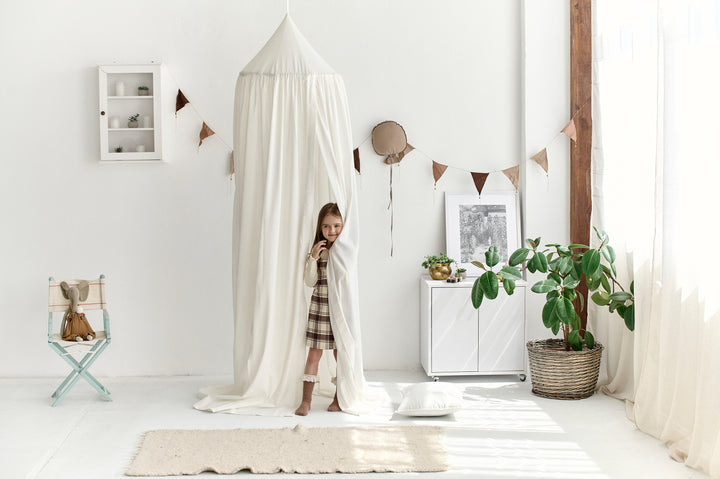 Elegant white nursery canopy with floor-length drape White Linen Canopy | Baby Crib Canopy, Hanging Roof Canopy, Crib Canopy, Canopy for Crib hellolittlefox white-linen-canopy-baby-crib-canopy-hanging-roof-canopy-crib-canopy-canopy-for-crib-copy hellolittlefox.myshopify.com