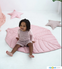 Pale pink leaf mat, unique nursery detail for kids - handmade item in category baby & toddler, featuring: baby play mat, floor rug, leaf mat Pale pink Leaf mat, unique nursery detail for kids hellolittlefox pale-pink-leaf-mat-unique-nursery-detail-for-kids hellolittlefox.myshopify.com